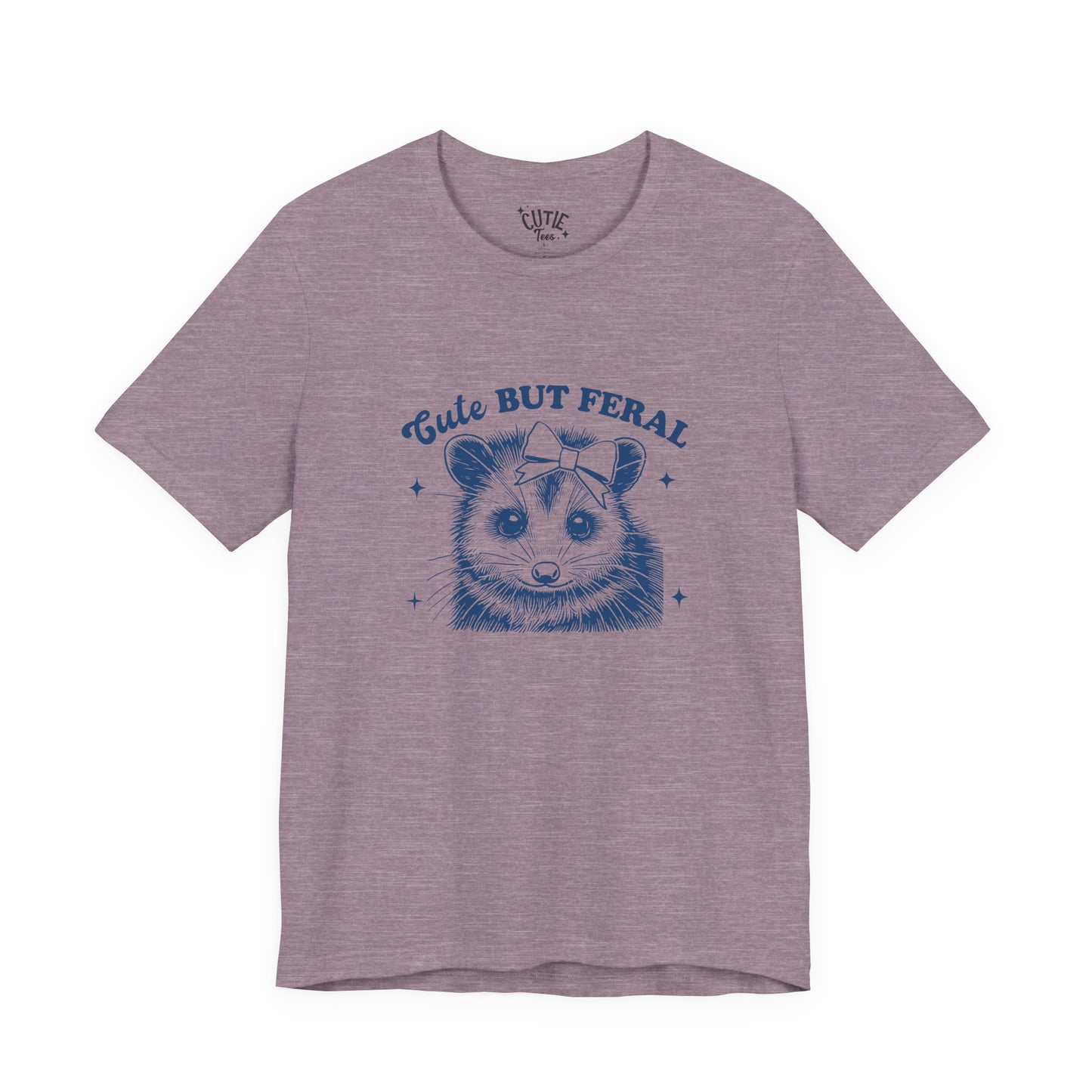Cute But Feral Tee - Retro Possum