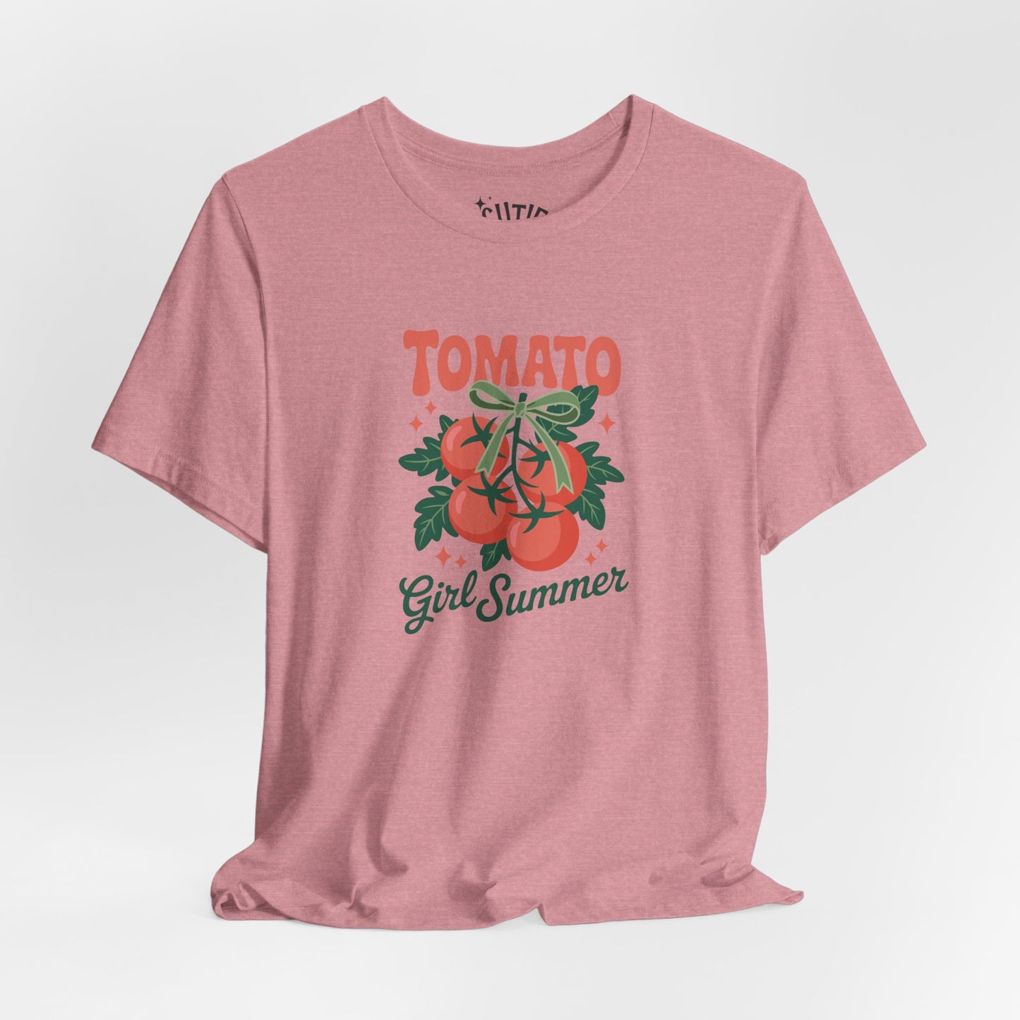 Tomato Girl Summer Tee, Unisex Casual T-Shirt, Summer Vibes Top, Gardening Gift, Trendy Apparel for Women