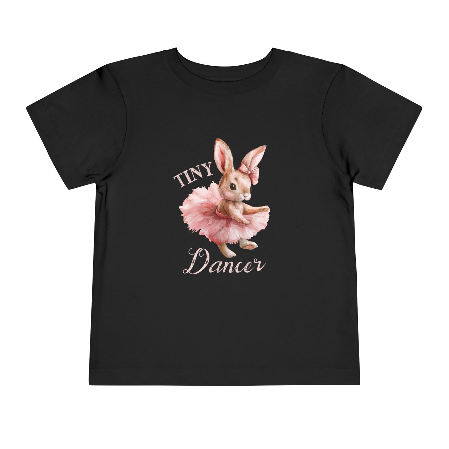 Tiny Dancer Toddler Tee - Adorable Ballet-Inspired Short Sleeve Shirt for Little Girls