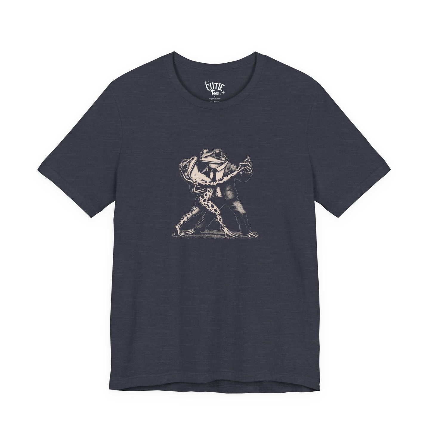 Frog Tango Graphic Tee, Casual Wear, Unisex Clothing, Unique Gift, Everyday Essentials, Perfect for Parties