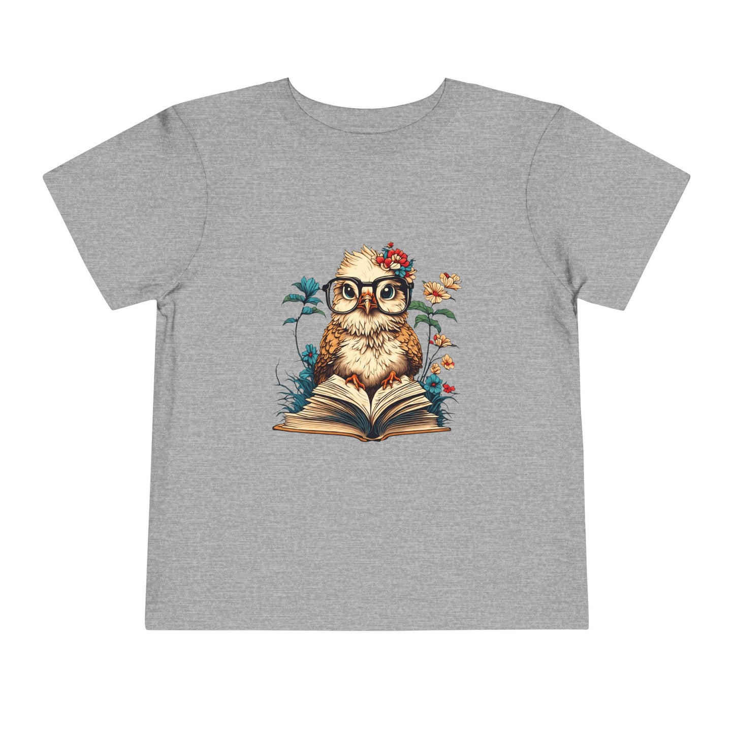 Owl Reading Toddler Tee