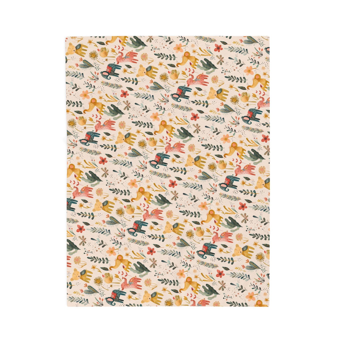 Boho Baby Animals Baby Blanket