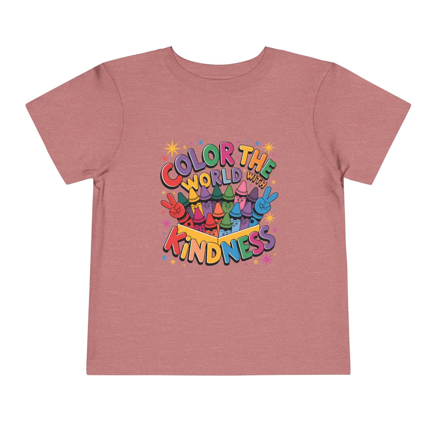 Crayon Toddler Tee - Color the World with Kindness