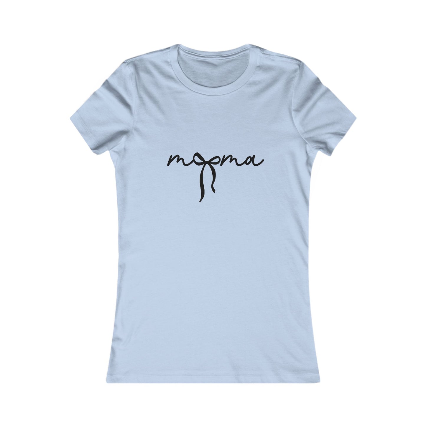 Mama Script Bow Tee