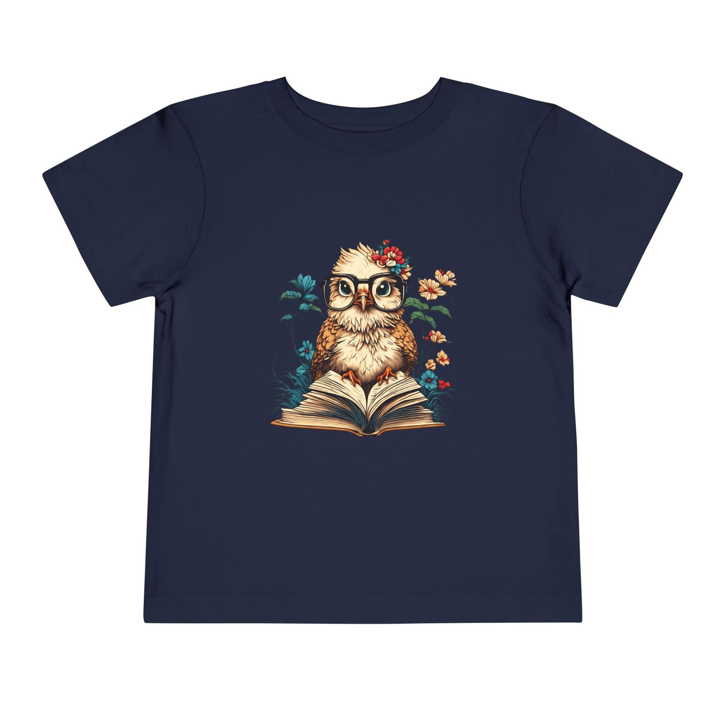 Owl Reading Toddler Tee