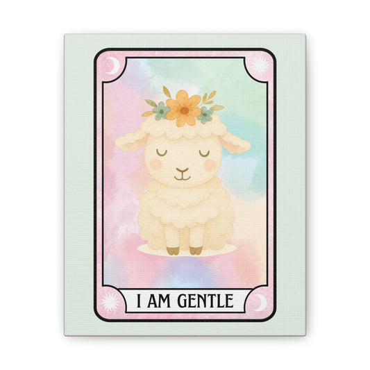 I Am Gentle Lamb Canvas Wall Art
