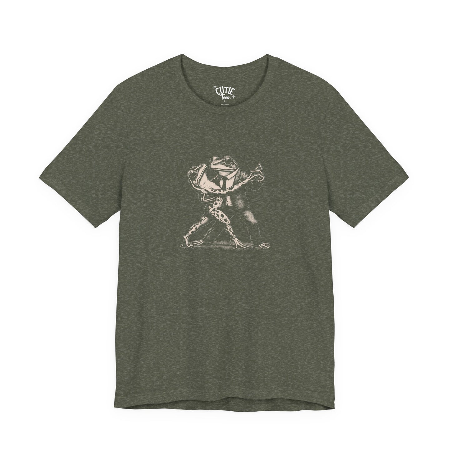 Frog Tango Graphic Tee, Casual Wear, Unisex Clothing, Unique Gift, Everyday Essentials, Perfect for Parties