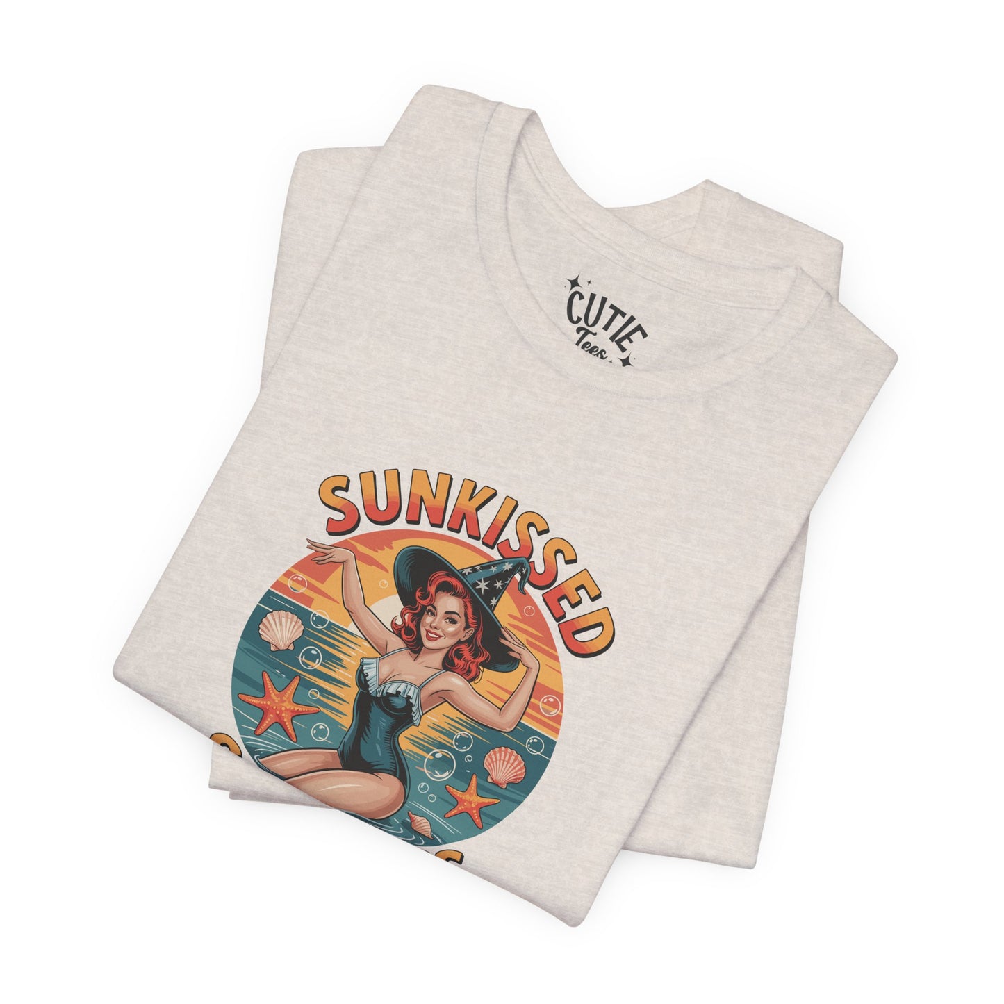 Sunkissed Sorceress Tee, Sun-Inspired T-Shirt, Witchy Apparel, Summer Fashion, Vintage Style Top, Gifts for Her