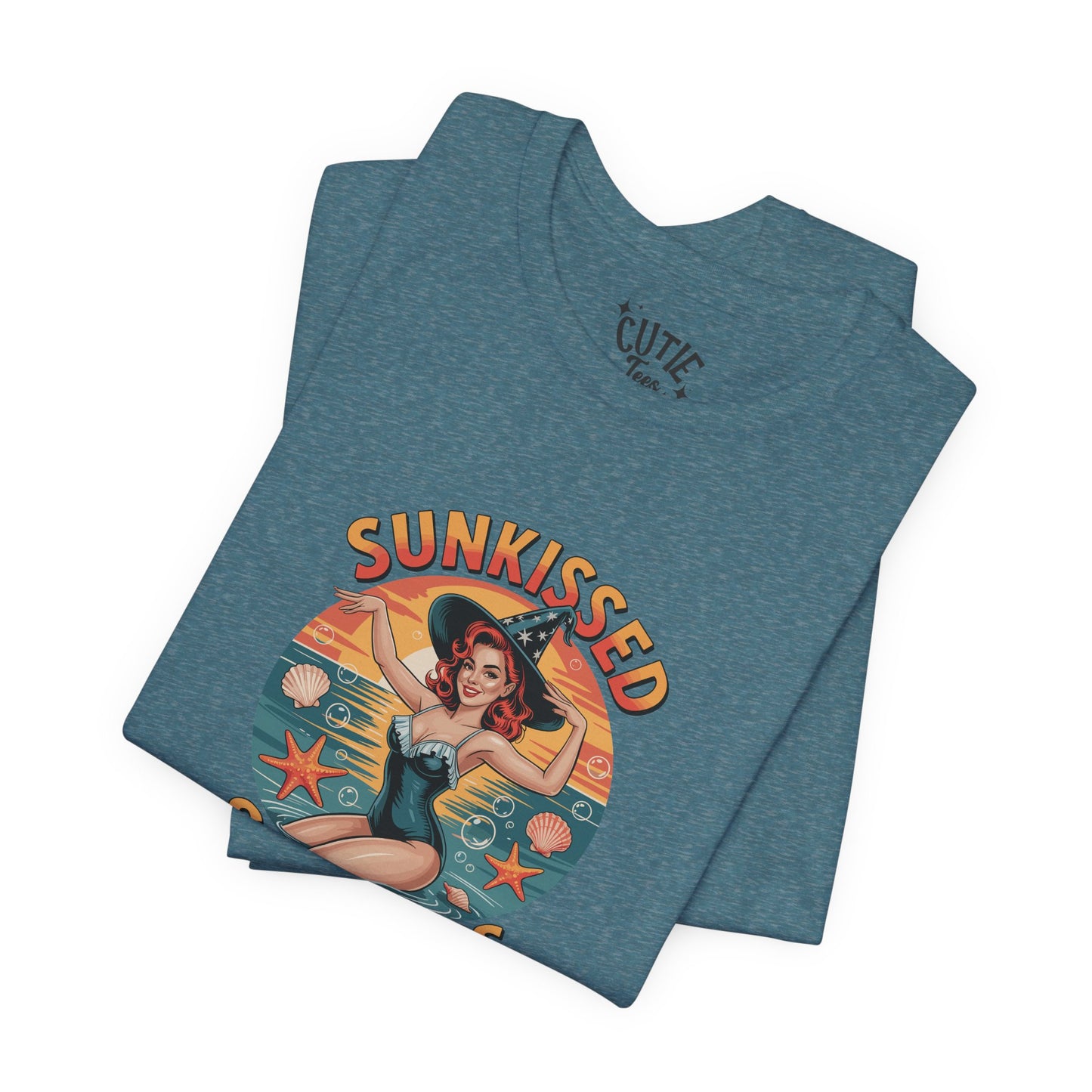 Sunkissed Sorceress Tee, Sun-Inspired T-Shirt, Witchy Apparel, Summer Fashion, Vintage Style Top, Gifts for Her