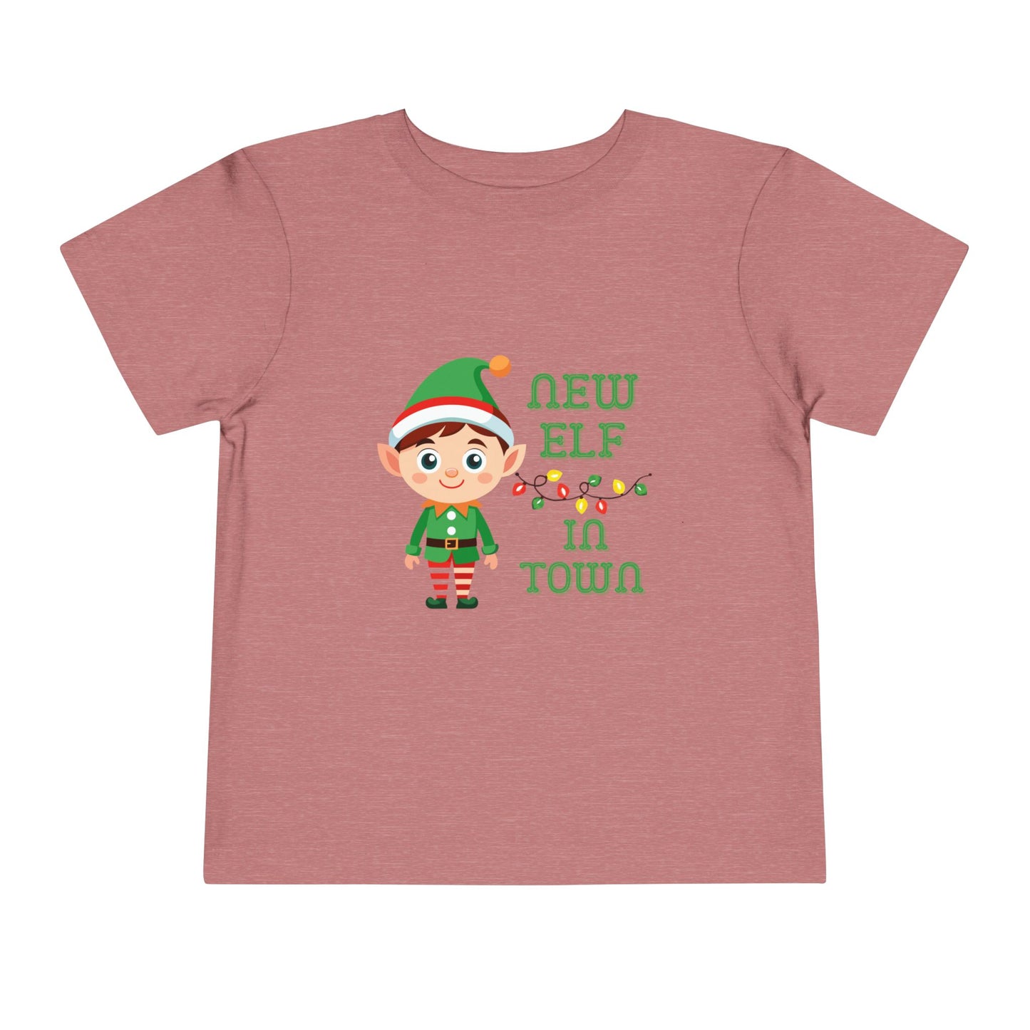 New Elf in Town Toddler T-shirt, Holiday Gift, Christmas Gift