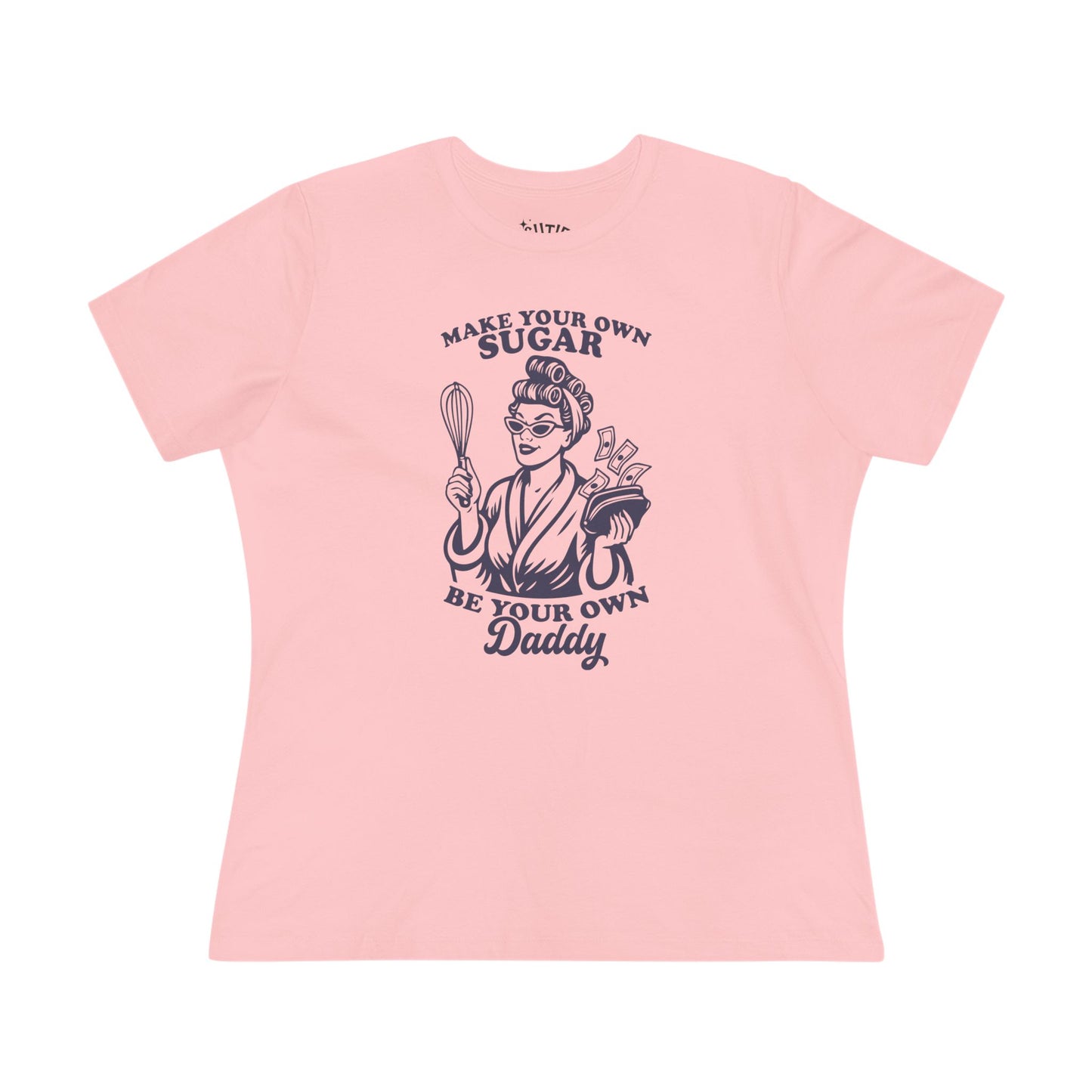Retro Woman Sugar Daddy Tee - Strong Women Graphic Tee