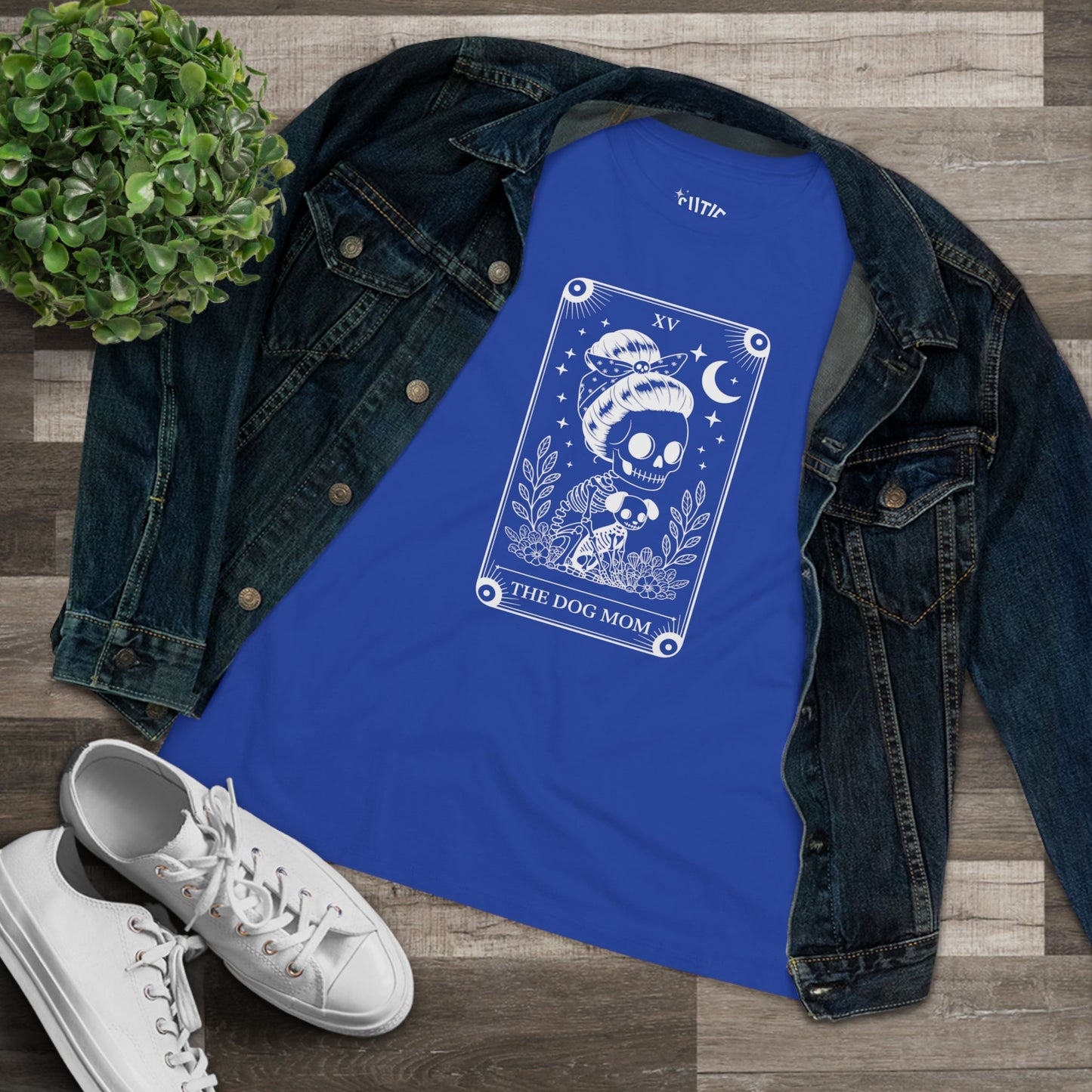 Dog Mom Tarot Card Women's Tee