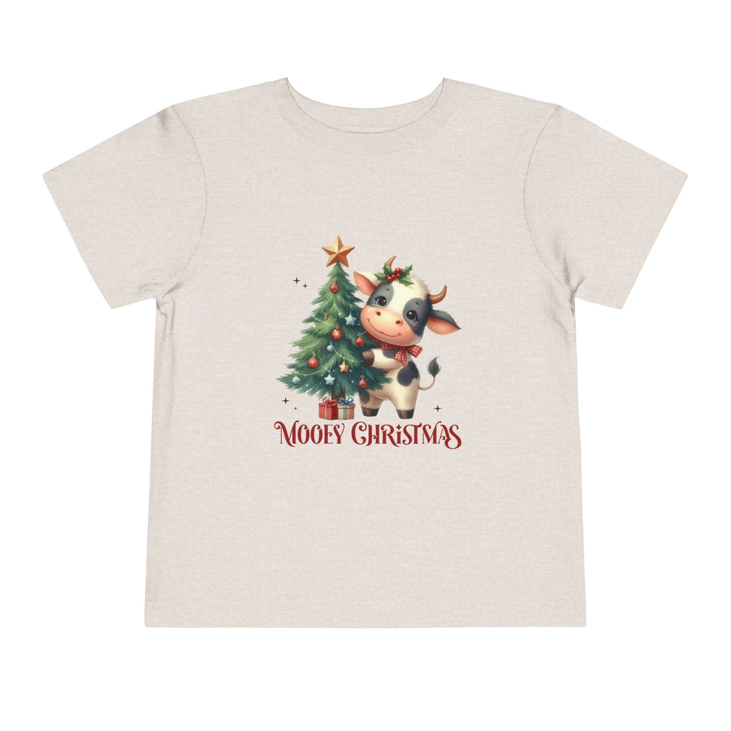Cow Toddler Christmas Tee — 'Mooey Christmas'