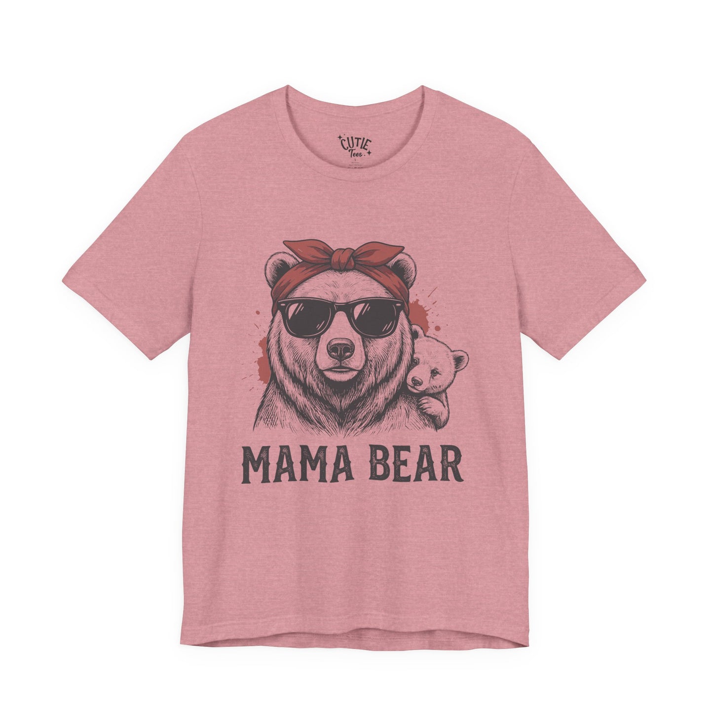 Mama Bear Graphic Tee — Vintage Cool Mom T-Shirt