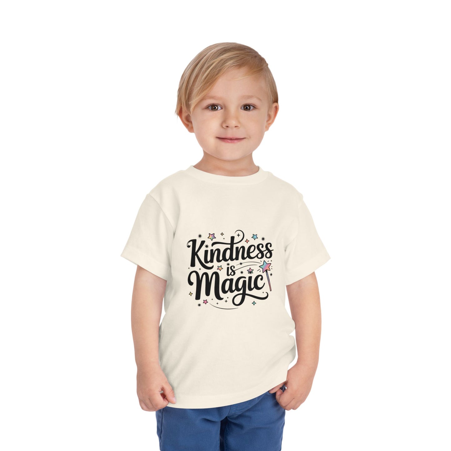 Toddler Tee - Kindness is Magic, Magic Wand & Positive Vibes