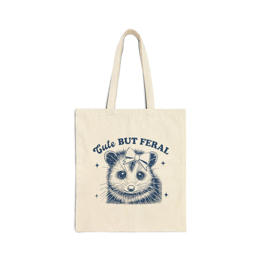 Cute But Feral Possum Tote Bag