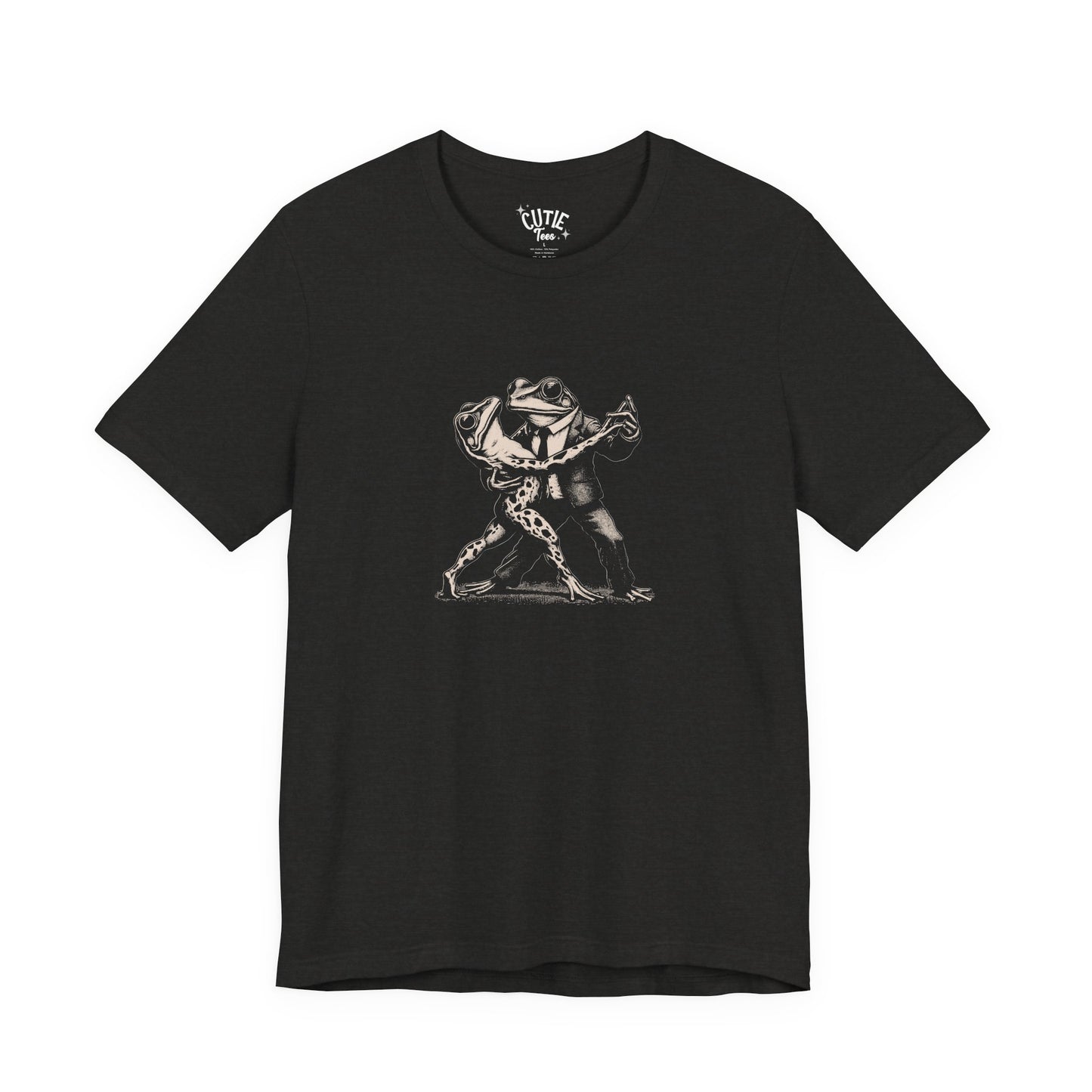 Frog Tango Graphic Tee, Casual Wear, Unisex Clothing, Unique Gift, Everyday Essentials, Perfect for Parties