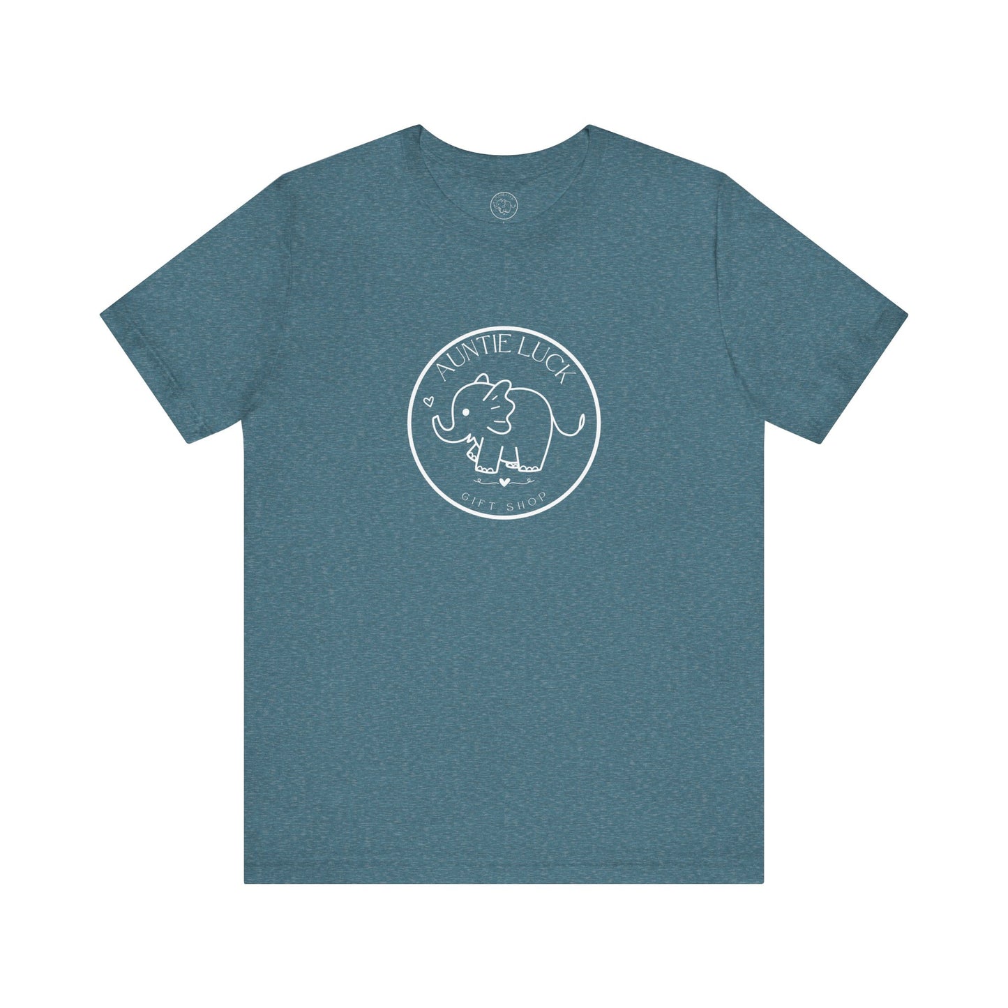 Signature Auntie Luck Gift Shop Logo Elephant Women's Tee