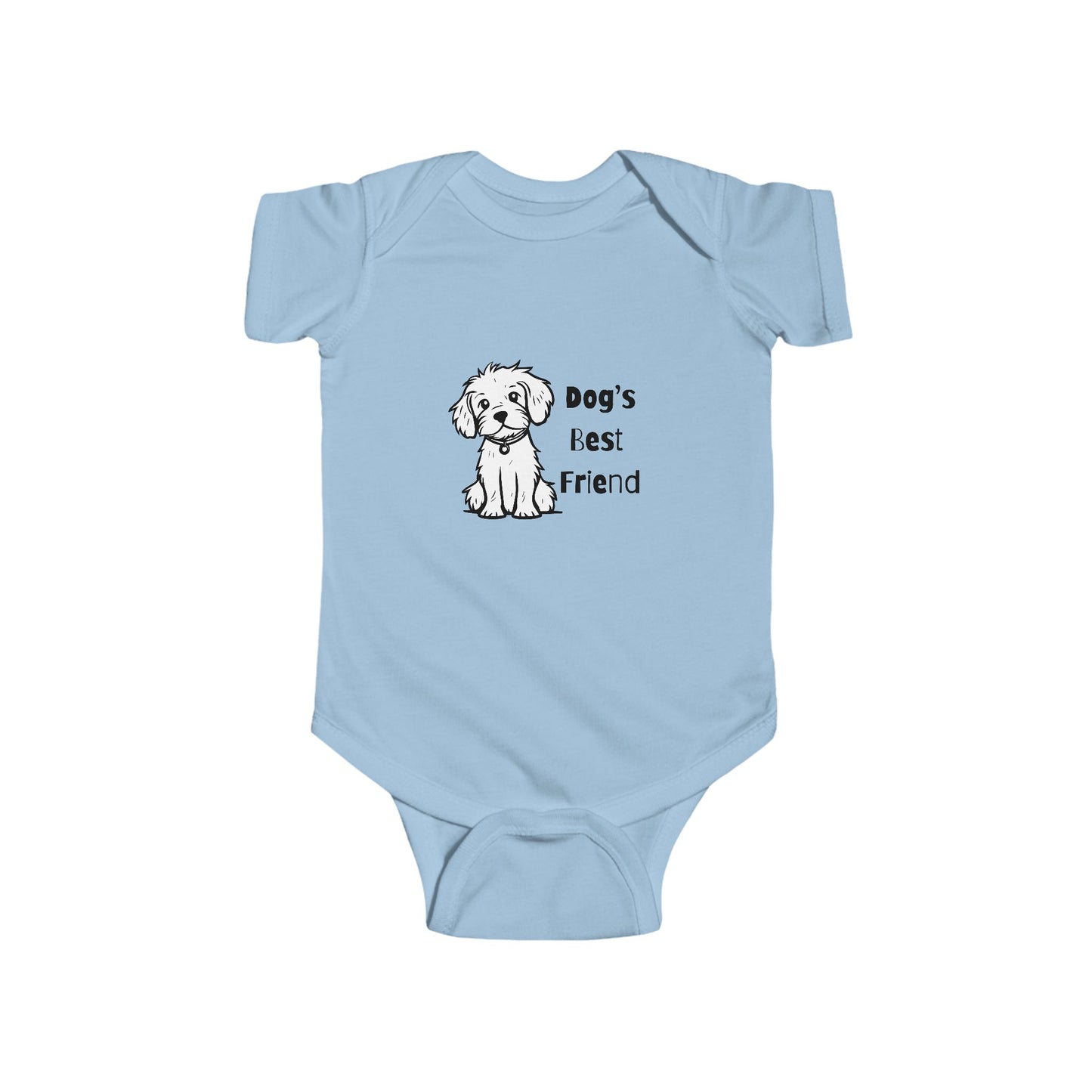 Dog's Best Friend Infant Bodysuit - Cute Baby Outfit, Newborn Apparel, Pet Lover Gift, Baby Shower Present, Dog Lover Clothing