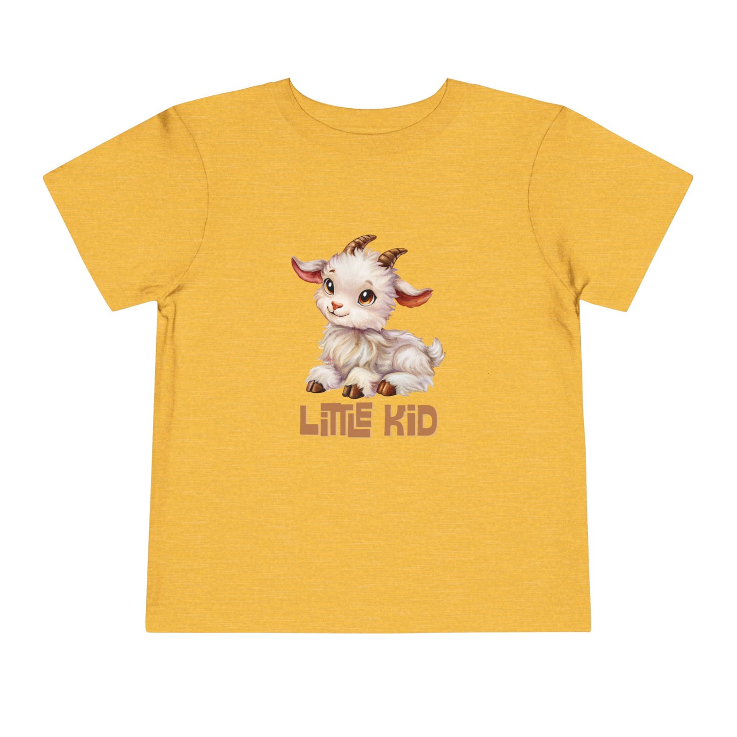 Little Kid Toddler Tee - Baby Goat Pun Shirt - Bella+Canvas - Goat Lover Gift