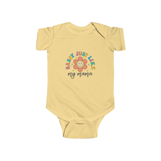 Sassy Like My Mama Onesie - Cute Baby Gift, Baby Shower Outfit, Newborn Clothing, Handmade Baby Clothes, [...]