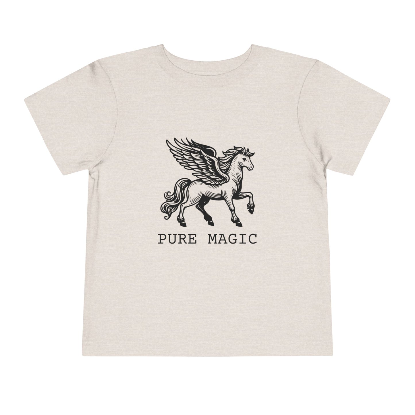 Pure Magic Pegasus Fantasy Toddler Short Sleeve Tee - Bella+Canvas Shirt