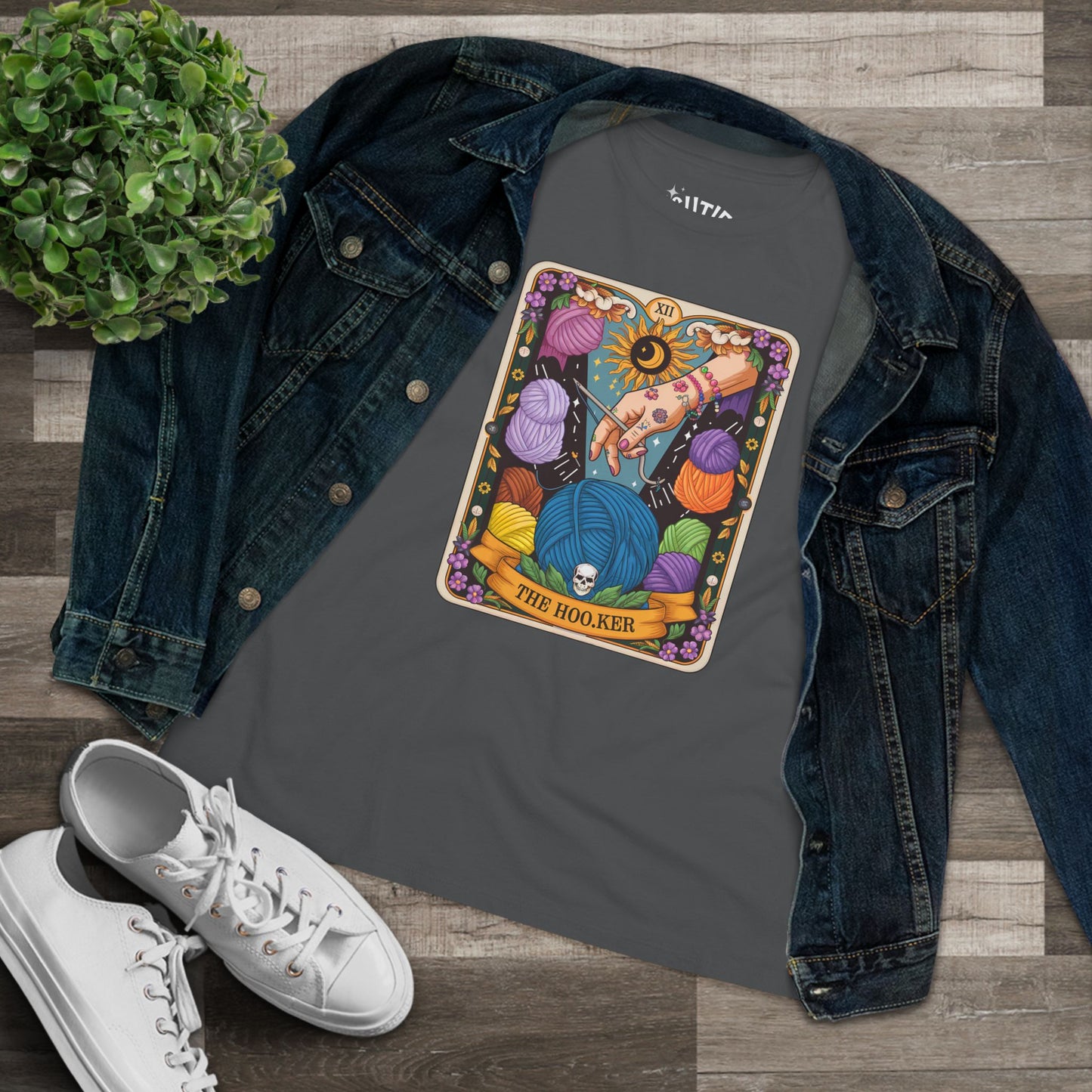 Crochet Tee - The Hooker Tarot Card Shirt