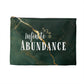 Accessory Pouch — 'Infinite Abundance' Green Marble Cosmetic Bag