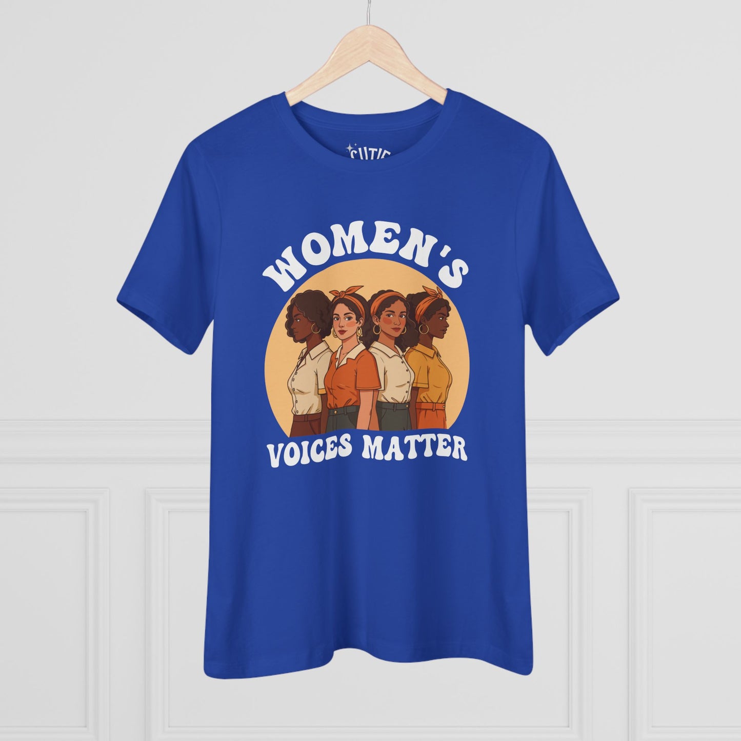Women's Voices Matter Cotton Tee - Empowering Women, Feminist Shirt, Gift for Her, Casual Wear, Conscious Clothing, Social Justice Tee