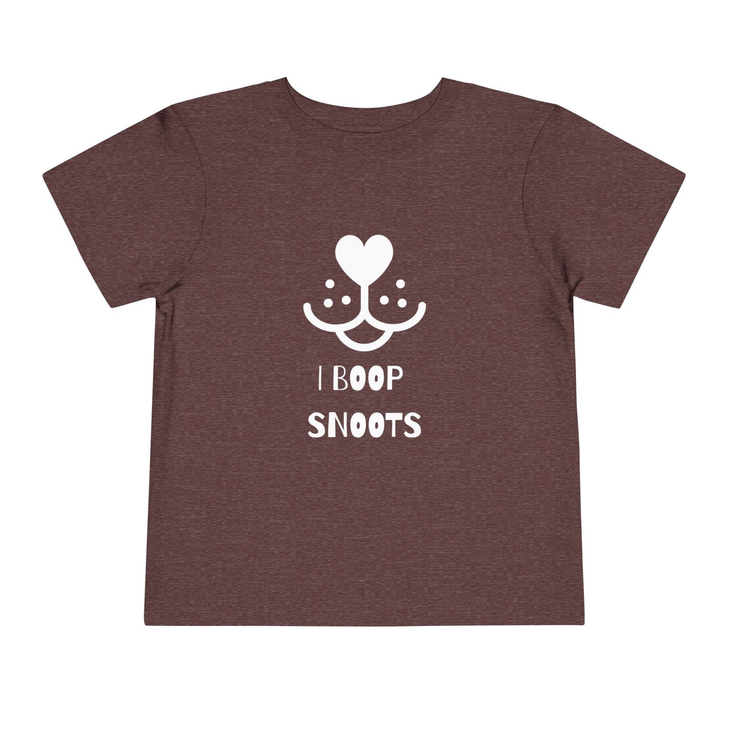 I Boop Snoots Dog Lover Toddler T-Shirt, Cute Funny Puppy Love Tee