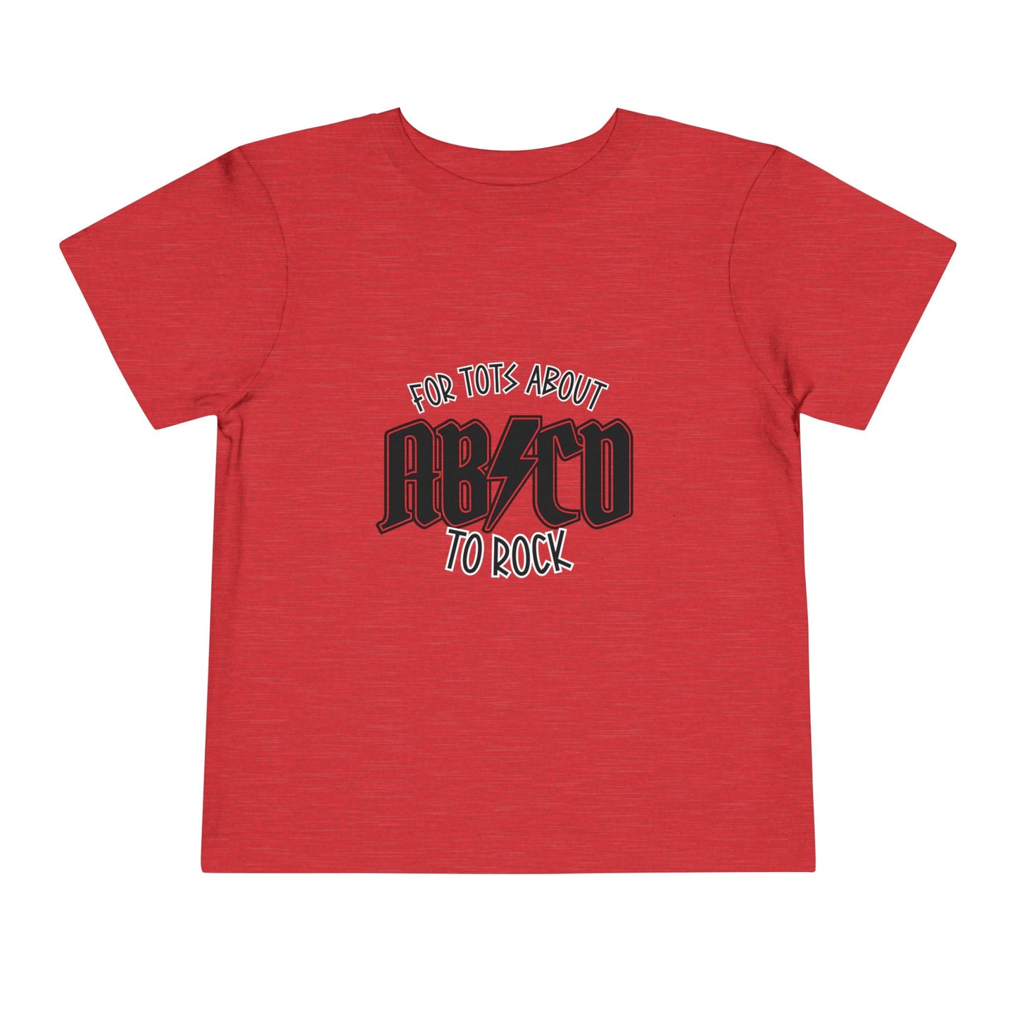 AB/CD Toddler Tee — "For Tots About to Rock"
