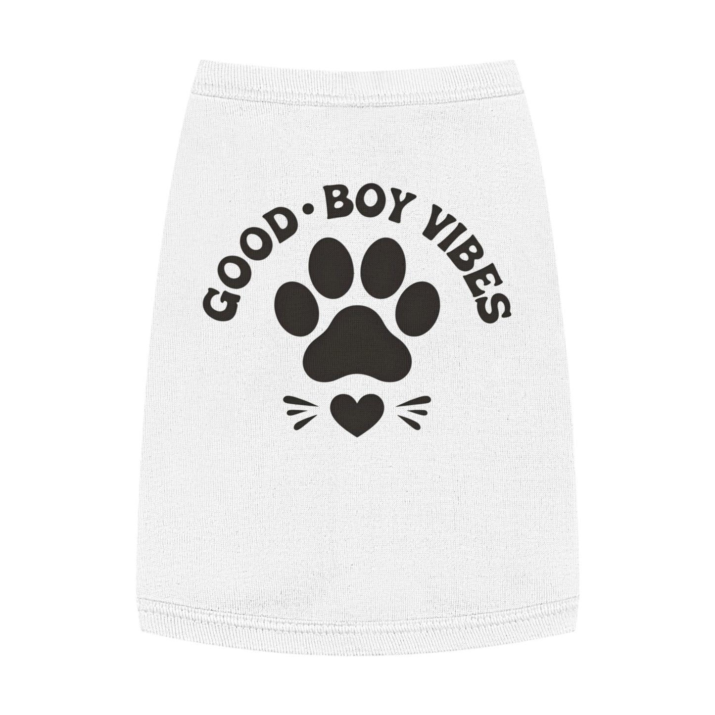 Good Boy Vibes Pet Tank Top, Cute Dog Shirt, Pet Apparel, Dog Lover Gift, Summer Pet Fashion, Gifts for Pet Owners