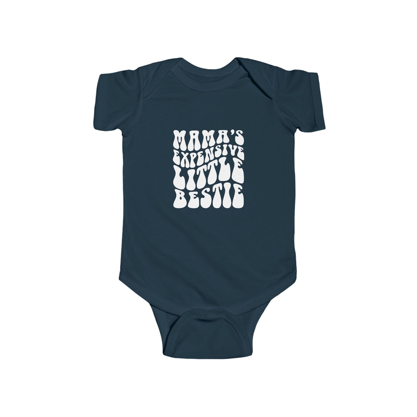 Mama's Expensive Little Bestie Baby Onesie, Funny Baby Shower Gift