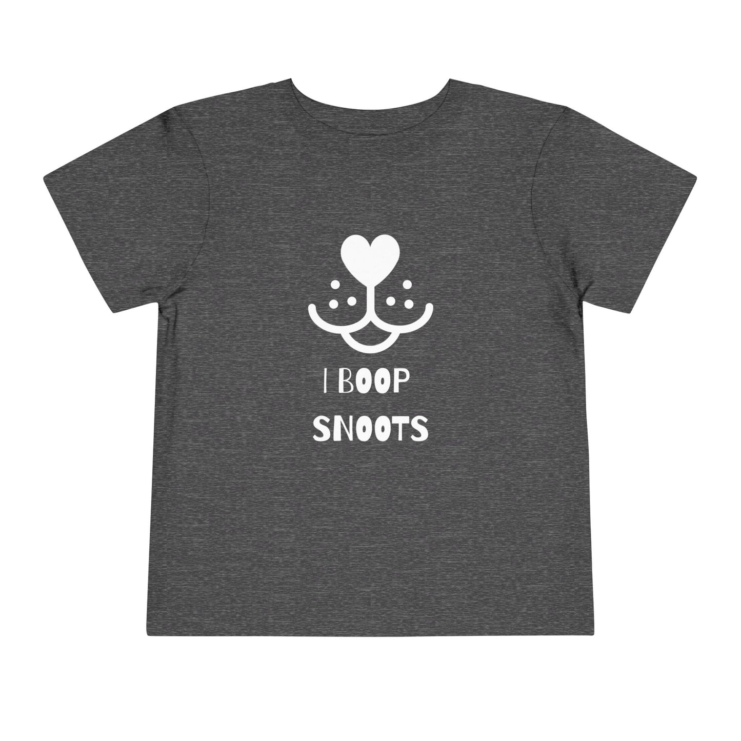 I Boop Snoots Dog Lover Toddler T-Shirt, Cute Funny Puppy Love Tee
