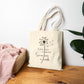 Dandelion Wish Cotton Canvas Tote Bag, Eco-Friendly Shopping Bag, Gift for Nature Lovers, Reusable Grocery Bag, Sustainable Tote