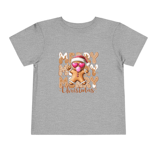 Gingerbread Merry Toddler Tee