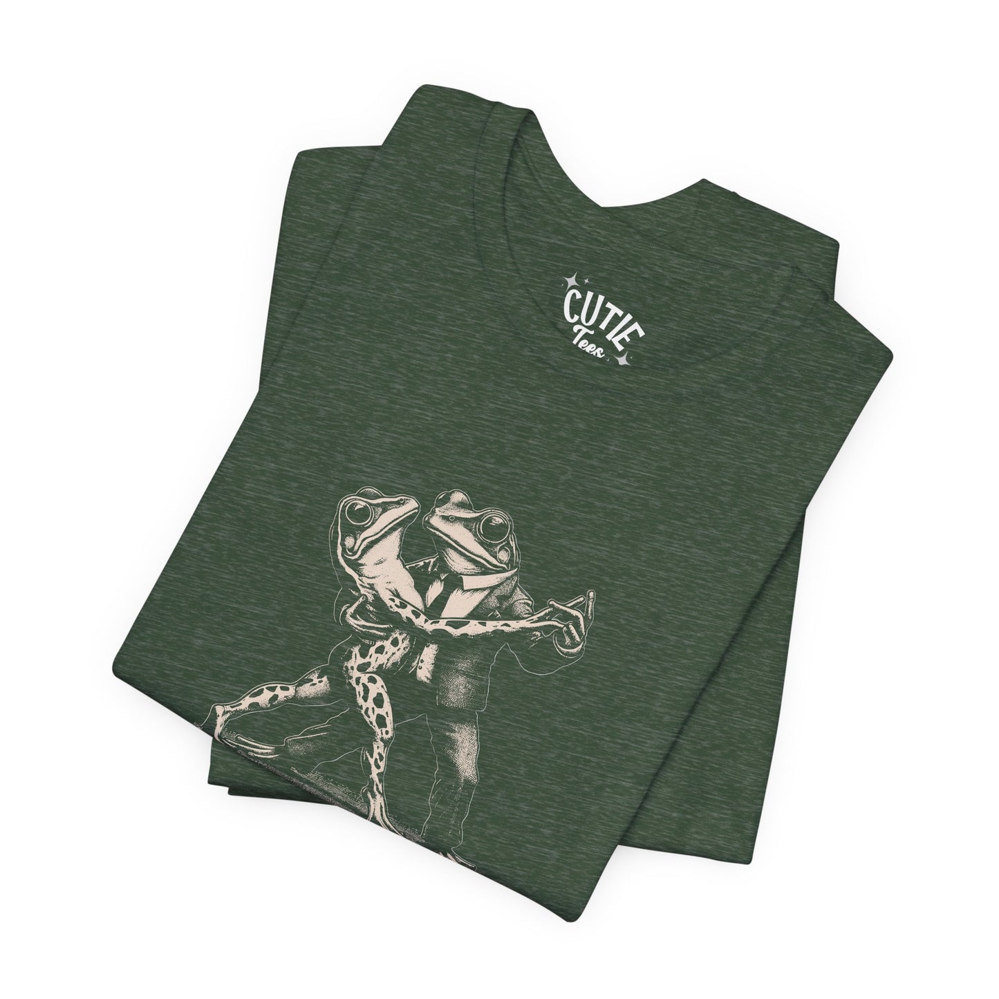 Frog Tango Graphic Tee, Casual Wear, Unisex Clothing, Unique Gift, Everyday Essentials, Perfect for Parties