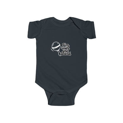 I'm with the Band Trendy Baby Outfit, Baby Shower Gift, Music Lover Apparel, Cute Newborn Wear, Rock n Roll