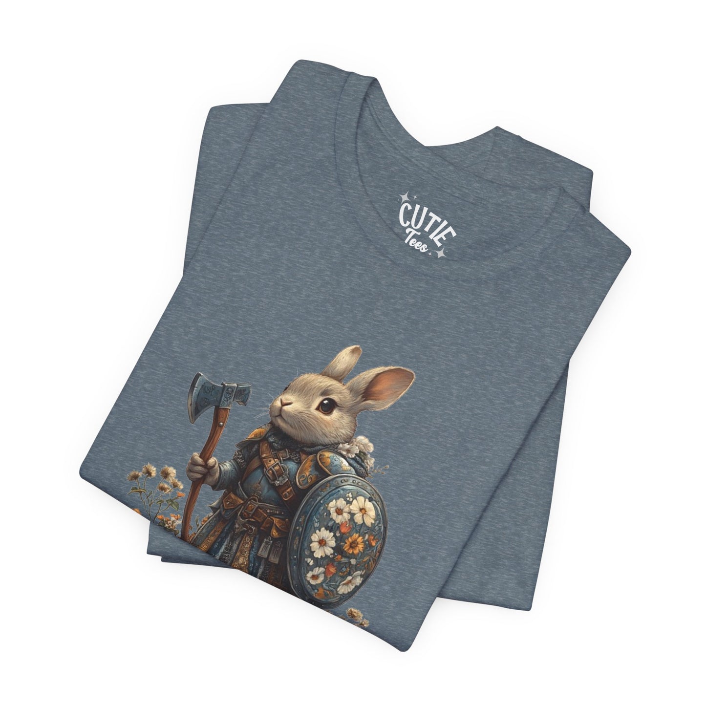 Warrior Rabbit Tee | Perfect for Animal Lovers, Gifts, Casual Wear, the Great Outdoors, and the Adventurous Spirit