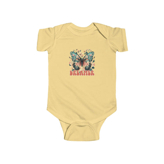 Butterfly Dreamer Infant Bodysuit, Cute Baby Outfit, Newborn Gift, Baby Shower Present, Everyday Wear, Spring Fashion