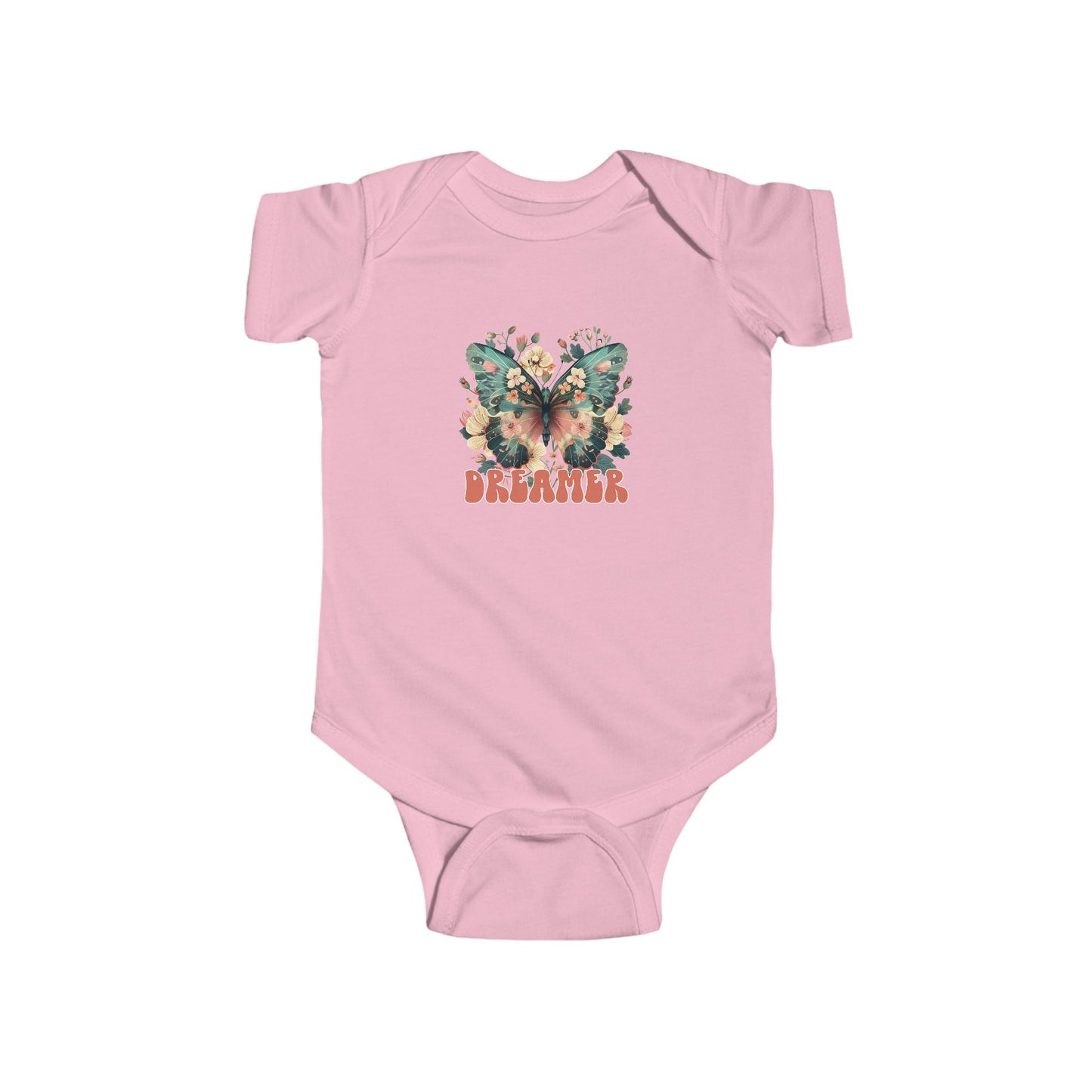 Butterfly Dreamer Infant Bodysuit, Cute Baby Outfit, Newborn Gift, Baby Shower Present, Everyday Wear, Spring Fashion