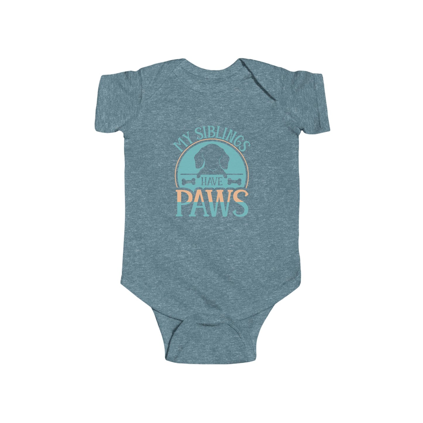 Dog Family Infant Onesie - My Siblings Have Paws