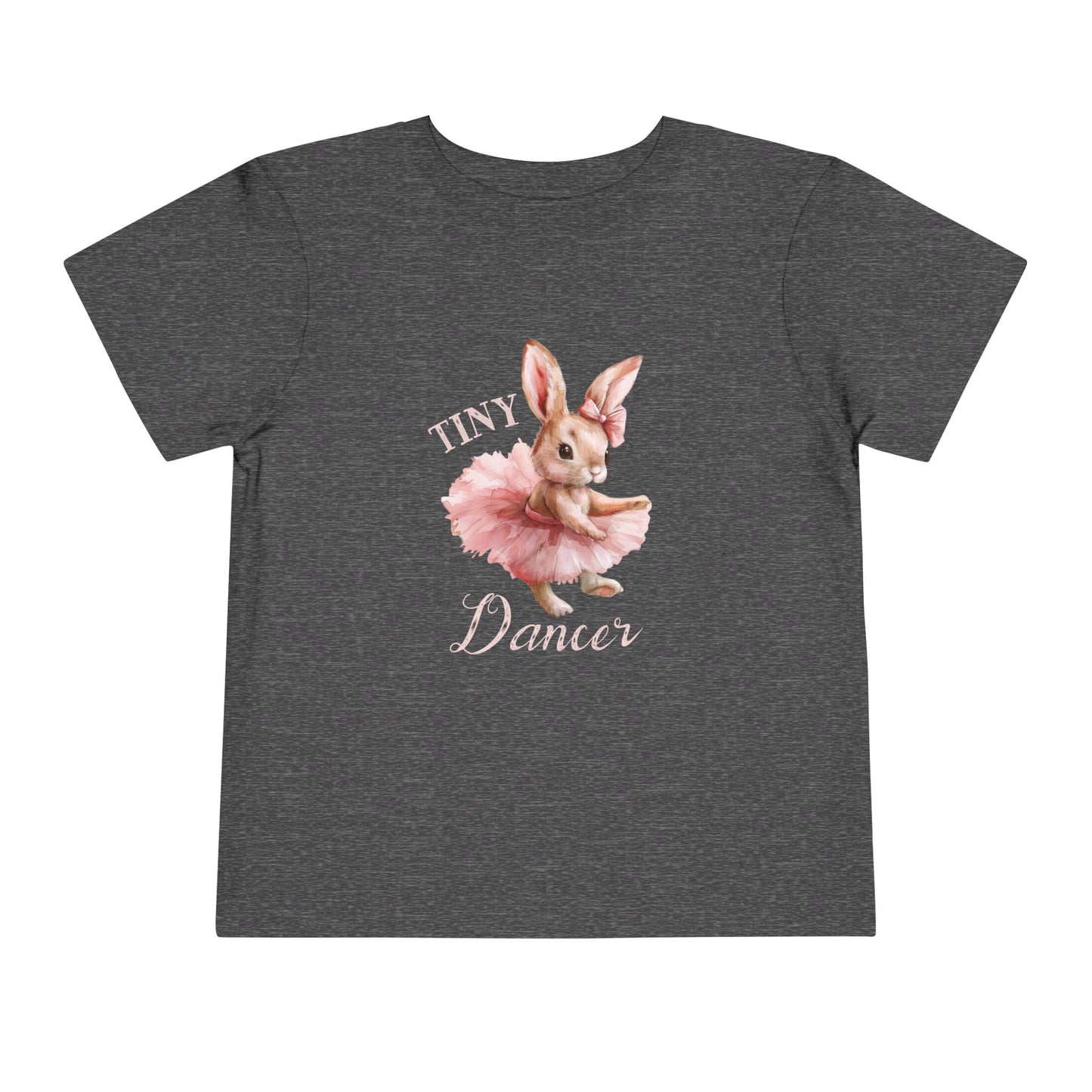 Tiny Dancer Toddler Tee - Adorable Ballet-Inspired Short Sleeve Shirt for Little Girls