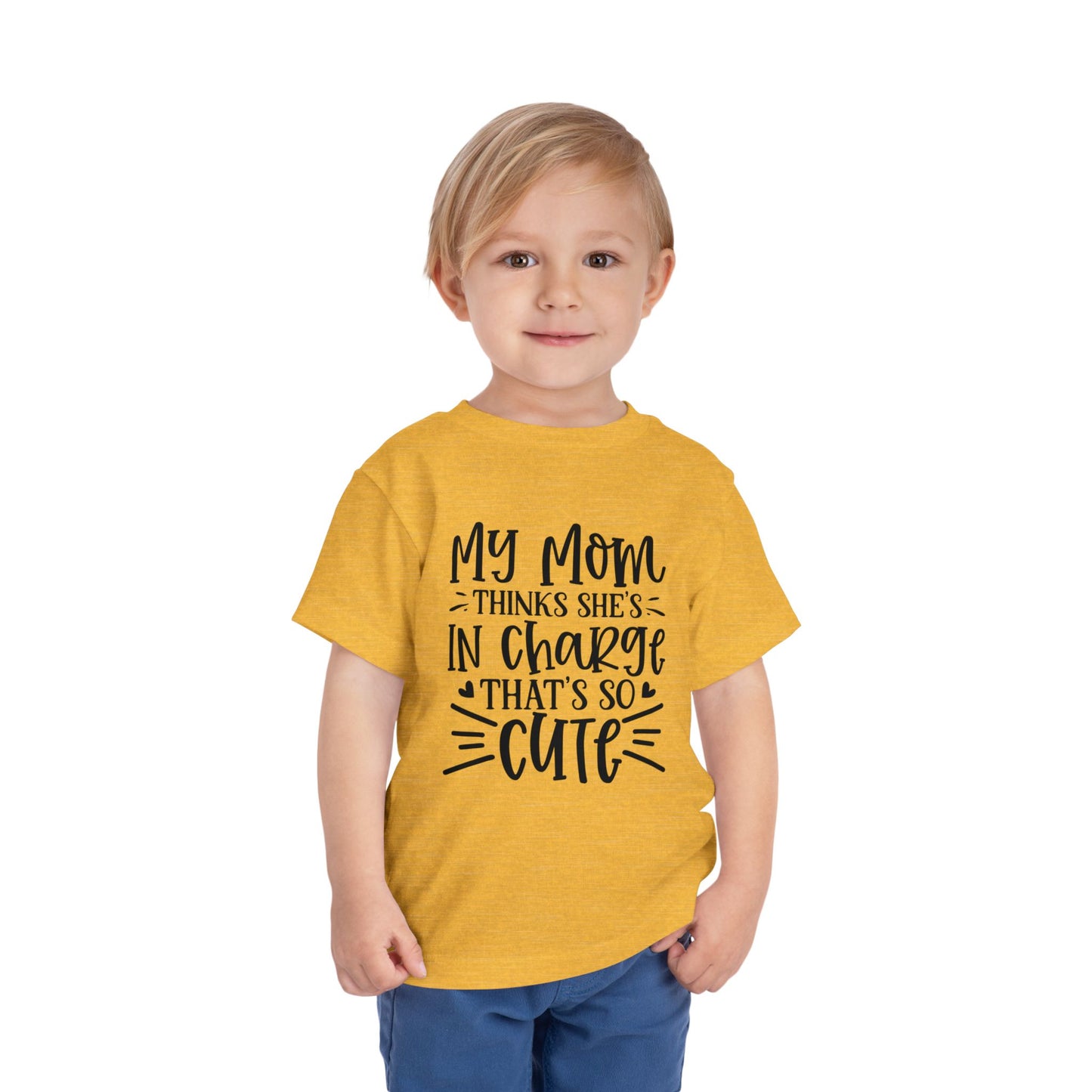 Mom's in Charge Funny Toddler Tee
