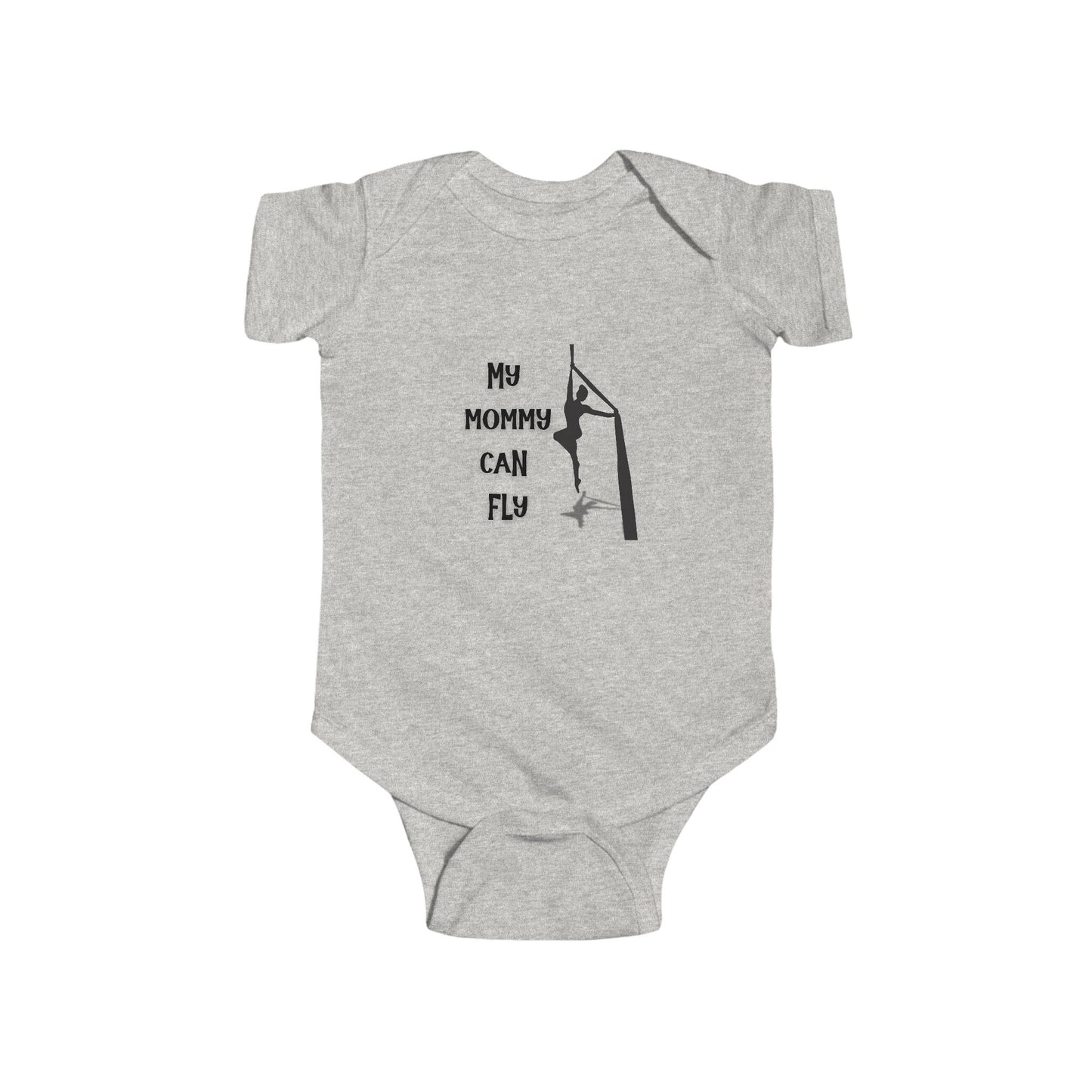 My Mommy Can Fly Aerialist Mom Infant Bodysuit - Circus Baby Onesie