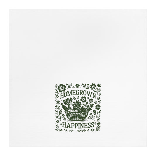 Farmhouse Tea Towel - Homegrown Happiness Gift for Gardeners