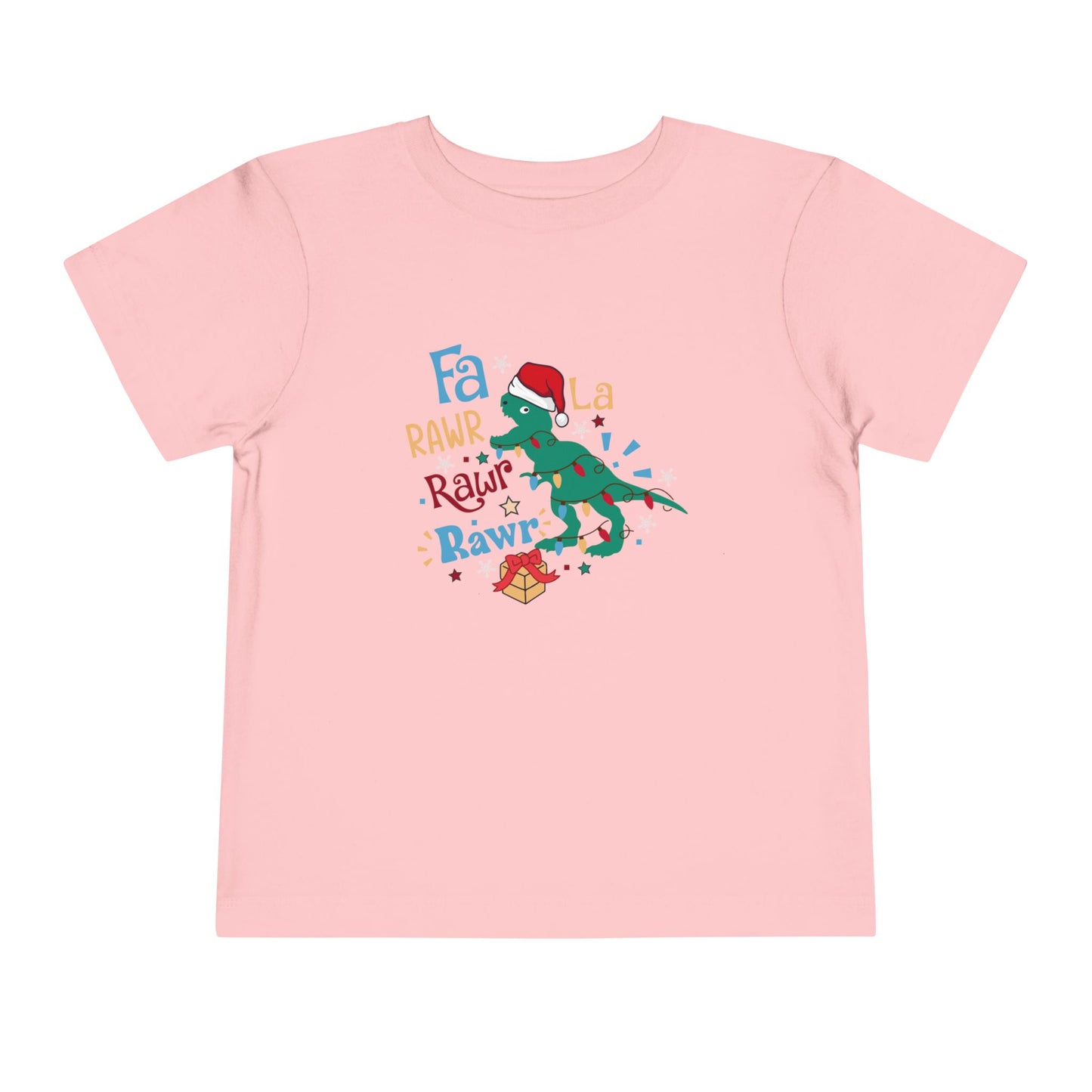 Dinosaur Christmas Toddler Tee, Fun Kids Holiday Shirt, Cute Dino Tee, Toddler Christmas Outfit, Gifts for Little Dinosaurs
