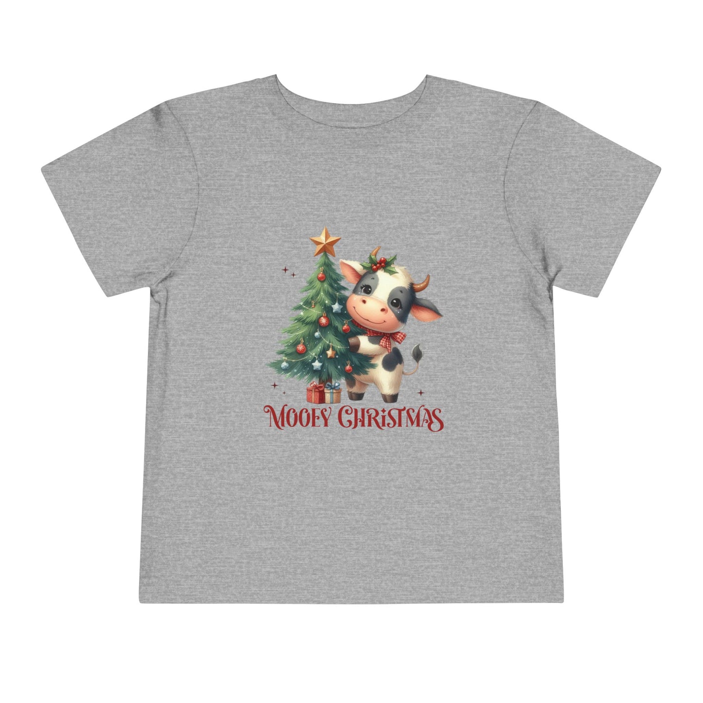 Cow Toddler Christmas Tee — 'Mooey Christmas'