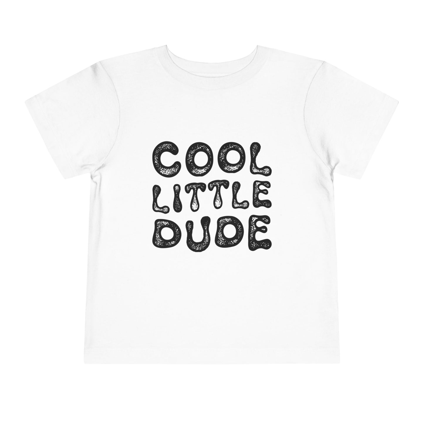 Cool Little Dude Toddler Tee - Retro Design