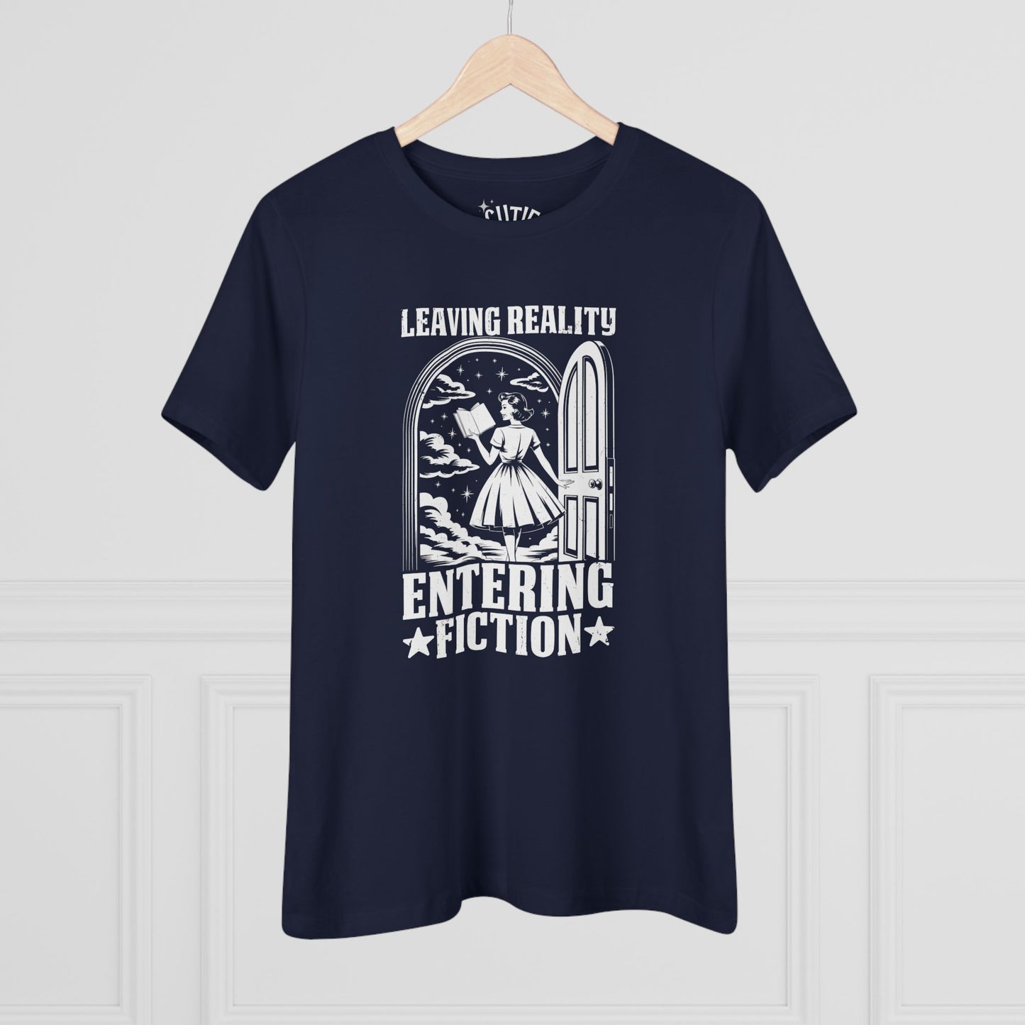 Fictional Escape Cotton Tee, Unisex Graphic T-Shirt, Fantasy Lover's Tee, Gift for Book Lovers, Casual Wear, Literary Apparel